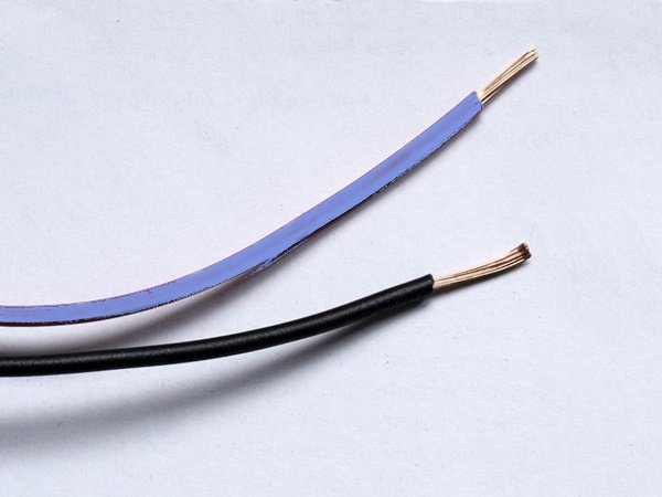 Kabel H07/ V-K 1,5 mm&sup2; schwarz & blau jeweils 1m