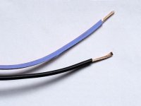 Kabel H07/ V-K 1,5 mm&sup2; schwarz & blau jeweils 1m
