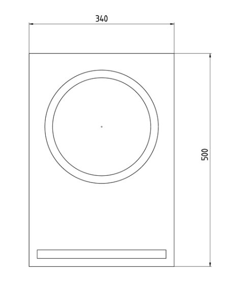 19 mm MDF roh