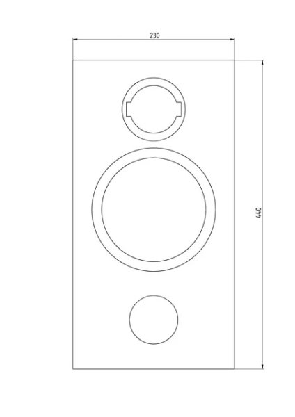 19 mm MDF roh