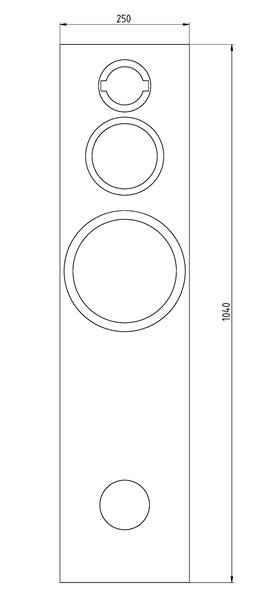 19 mm MDF schwarz