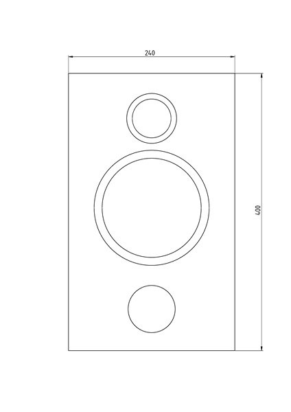 19 mm MDF roh