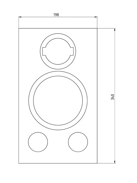 19 mm MDF roh