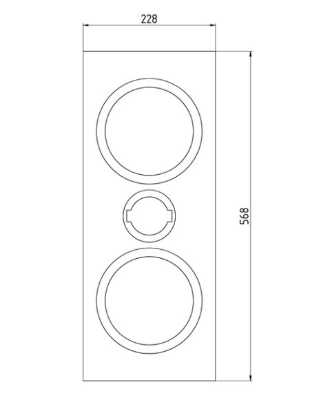19 mm MDF roh