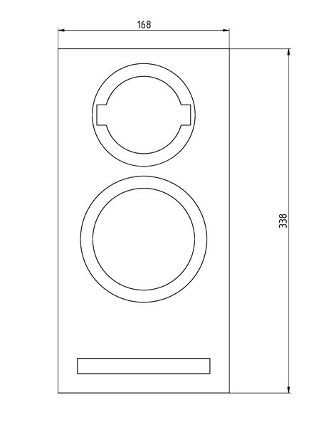 19 mm MDF roh