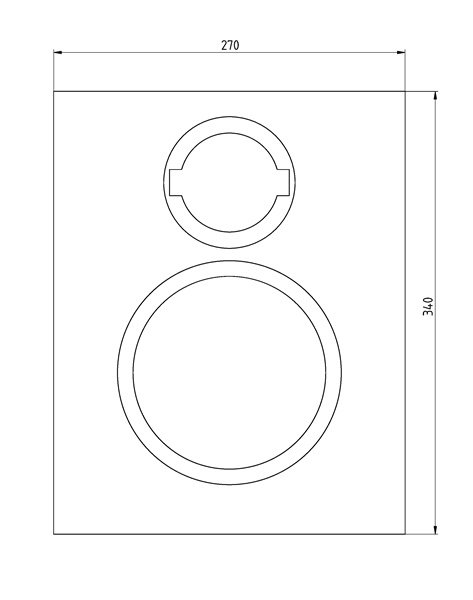 19 mm MDF roh