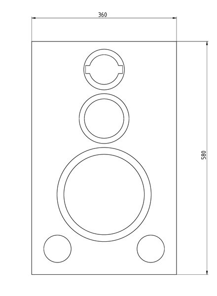 19 mm MDF roh