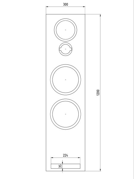 19 mm MDF roh