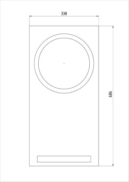 19 mm MDF schwarz