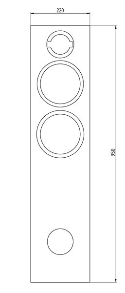 19 mm MDF schwarz