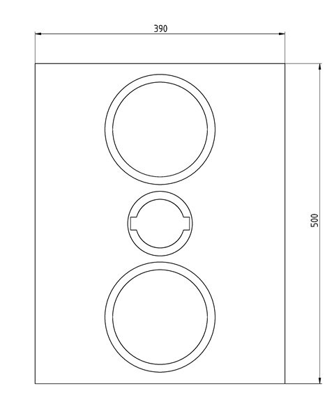 19 mm MDF schwarz
