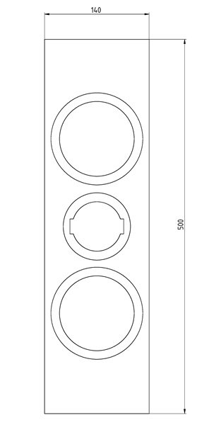 19 mm MDF roh