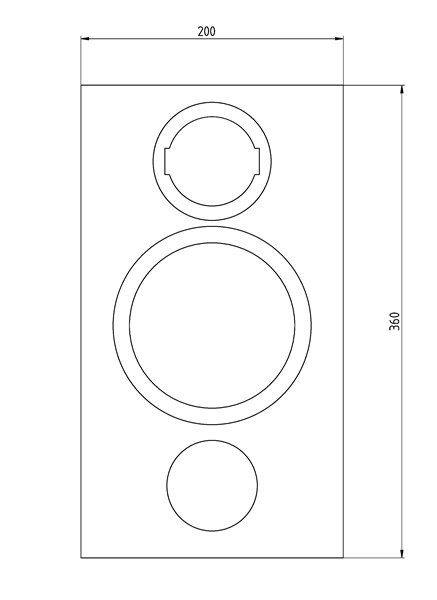 19 mm MDF schwarz