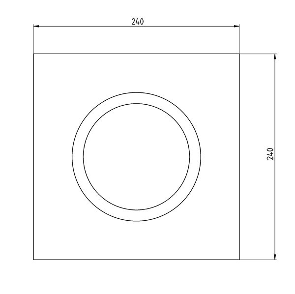 19 mm MDF roh
