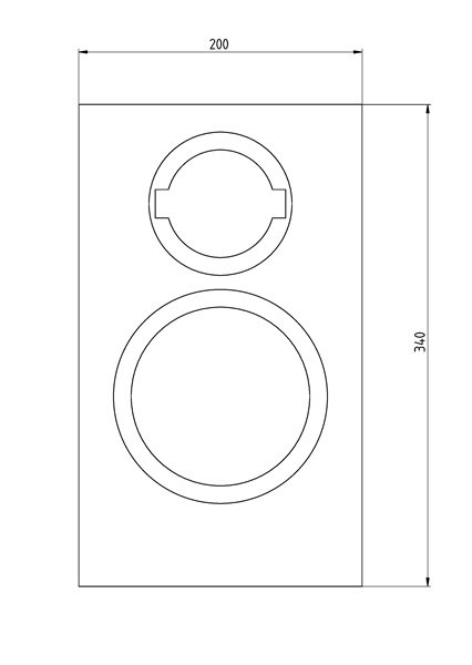 19 mm MDF roh