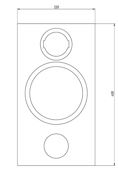19 mm MDF roh