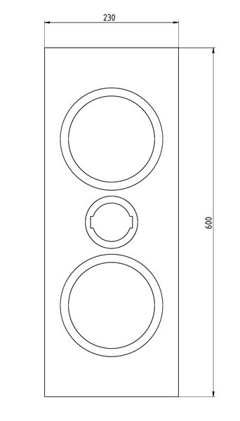 19 mm MDF schwarz